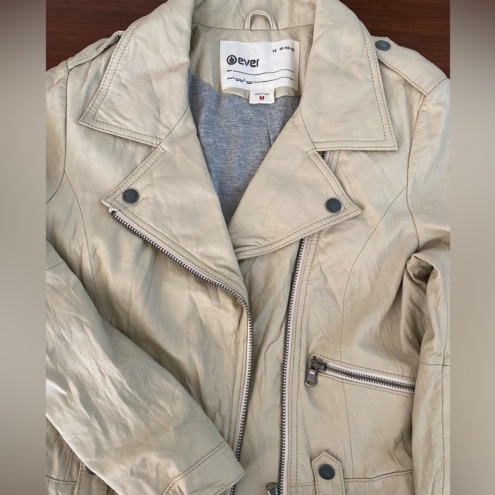 Leather jacket